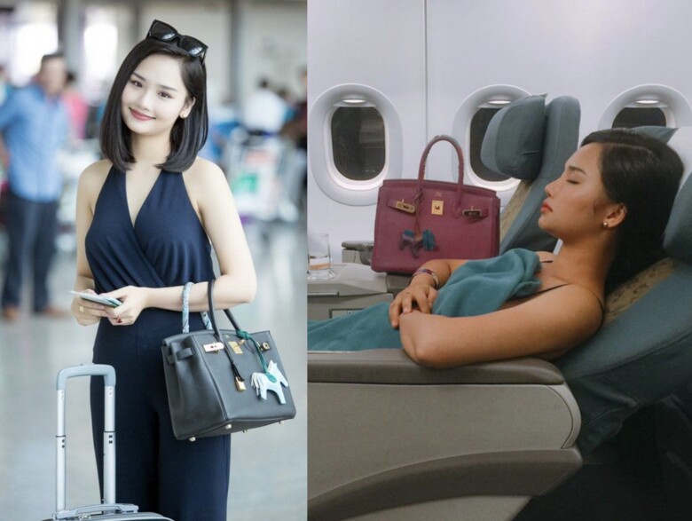 Miu Lê nhiều lần xách túi từ vài trăm triệu hay lên đến hàng tỷ đồng.