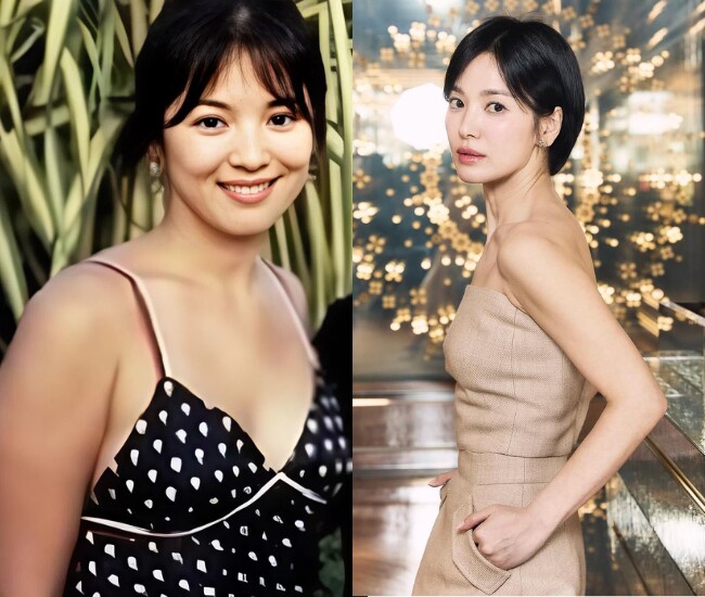 Ít ai biết rằng, trước khi được biết đến là quốc bảo nhan sắc xứ Hàn, Song Hye Kyo từng trải qua giai đoạn nặng 70kg.