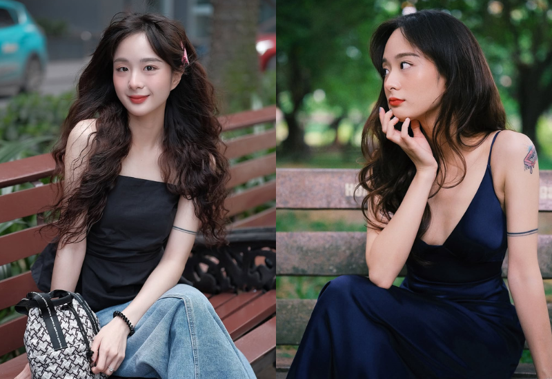 Dù từng ghi dấu ấn trong màu áo lính hay khi đứng trên sân khấu, "hot girl quân nhân" Hiền Anh vẫn tạo cho mình sức hút riêng nhờ nhan sắc ngọt ngào và gu thời trang gợi cảm.