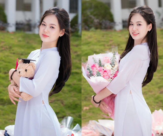 Nguyễn Lê Hiền Mai, sinh năm 2007 là lớp trưởng lớp Chuyên Hóa, Trường THPT Chuyên Hùng Vương (Phú Thọ). Nữ thủ khoa sở hữu gương mặt xinh đẹp với đôi mắt to tròn, nụ cười rạng rỡ cùng làn da trắng mịn, khiến nhiều người liên tưởng đến hình tượng “thần tiên tỷ tỷ”. 