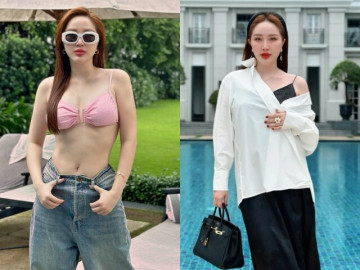 Nữ ca sĩ lấy đại gia hơn chục tuổi: Là mẹ bỉm vẫn mê mặc xuyên thấu khoe dáng căng tràn, tủ đồ hiệu nhìn thôi cũng ngộp