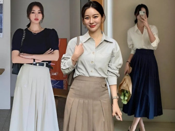 Nàng công sở ba mét bẻ đôi cứ diện 4 chân váy này: Vừa thanh lịch lại tôn dáng cực đỉnh!