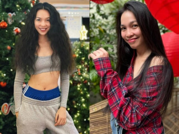 Mặt mộc tuổi 44 của Hiền Thục