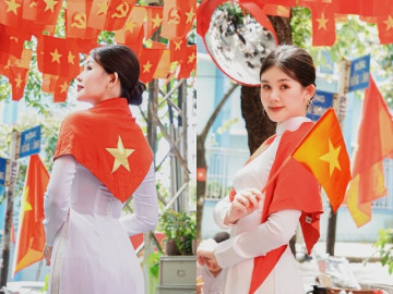 Hoa hậu Ngân Anh hào hứng hướng về đại lễ 2/9