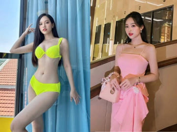 Á hậu Việt Nam có làn da đẹp nhất là thủ khoa Đại học Kinh tế Quốc dân, nhan sắc cực phẩm động lòng người, sống như phú bà ở tuổi 23