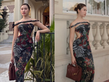 "MC chân dài" Thanh Thanh Huyền đốt cháy ánh nhìn trên bờ biển Địa Trung Hải