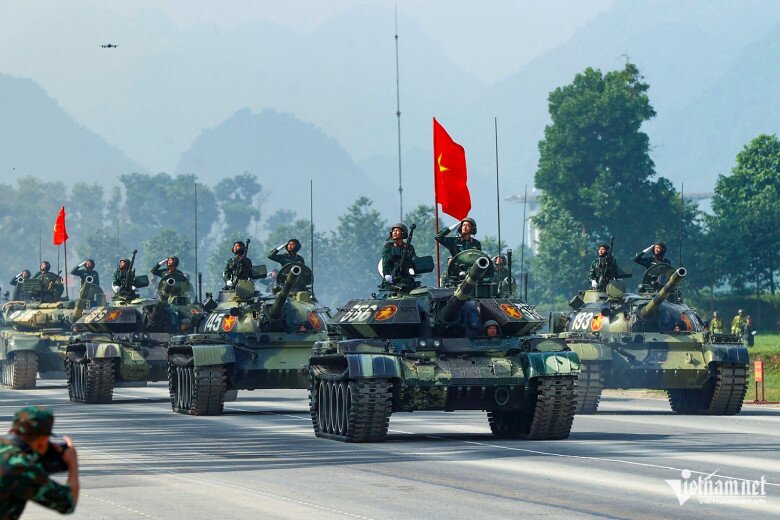 Dàn vũ khí, khí tài lần đầu hợp luyện cùng khối diễu binh chuẩn bị kỷ niệm 2/9 - 3
