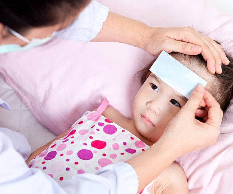 Sởi là căn bệnh mà trẻ nhỏ hay mắc vào mùa hè. Ảnh minh họa. 