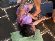 Tin tức - Thót tim phút nam thanh niên cứu bé gái đuối nước ở hồ bơi của villa