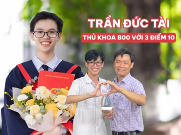 Gặp Thủ khoa khối B toàn quốc duy nhất: Em bất ngờ với 3 điểm 10, chấp nhận học xa nhà để phát triển