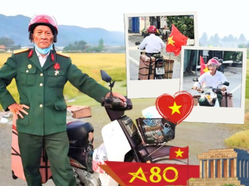 Cựu binh U80 Trần Văn Thanh trốn vợ lái xe máy từ Nghệ An ra Hà Nội xem diễu binh: Tôi đi để ngắm khoảnh khắc đẹp của hòa bình