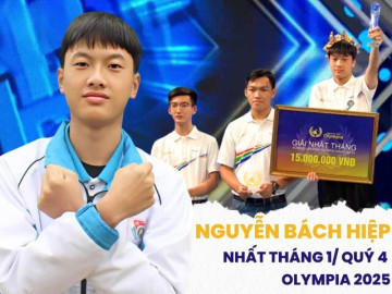 Gặp Bách Hiệp của Olympia 2025, lớp trưởng chuyên Hóa ôm cả rổ thành tích, thi xong sẽ về leo chiến tướng liên quân