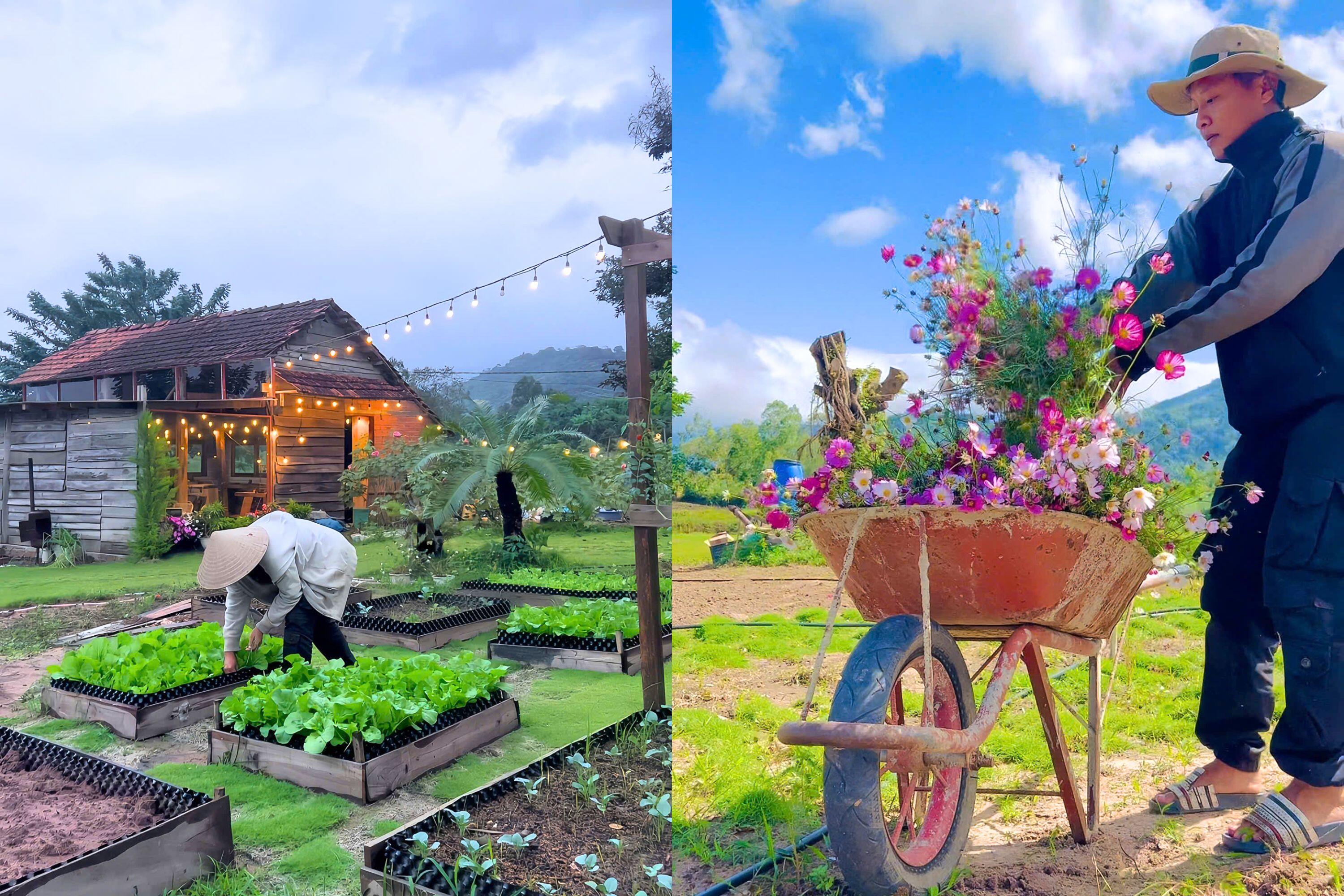 Chàng trai 9X “bỏ phố về quê”, vay tiền mua mảnh đất hoang giữa núi hồ xanh ngát, xây nhà vườn đẹp như tranh - 7