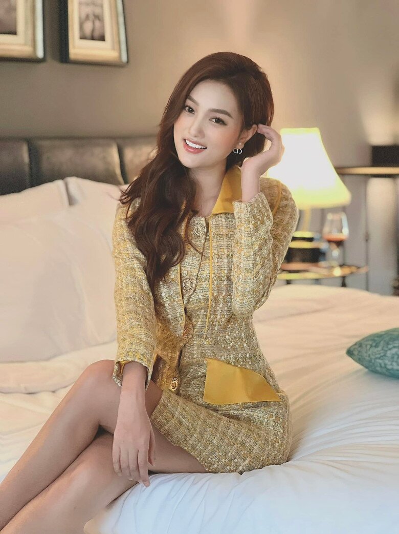 Cựu MC VTV sở hữu diện mạo xinh đẹp.