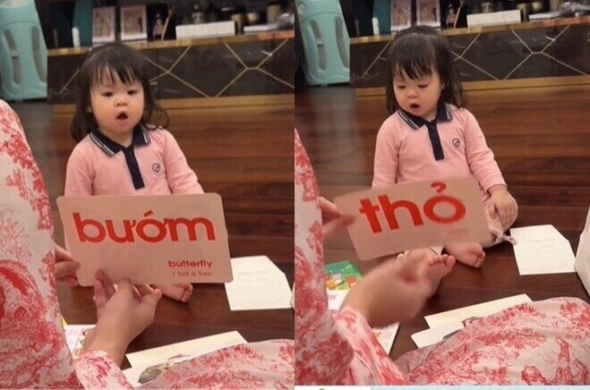 Mẹ là Hoa hậu, bố là Chủ tịch, con gái Đỗ Mỹ Linh mới 2 tuổi đã “ra dáng” tiểu thư hào môn, thông minh vượt trội - 6