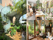 Nhà đẹp - Mẹ 3 con xây căn studio làm việc theo phong cách đồng quê Châu Âu, đẹp thơ mộng như vườn cổ tích giữa lòng Sài Gòn