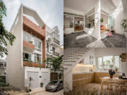 Nhà đẹp - Sau nhiều năm ở trọ, cặp vợ chồng 3 con Bình Phước xây được căn nhà 3 tầng 2,4 tỷ, phủ màu trắng tuyệt đẹp