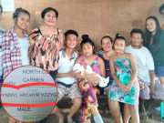 Yêu con - Bé trai chào đời được đặt tên dài độc lạ viết kín giấy khai sinh, nghe ông nội giải thích mới thấy quá hay