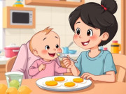 Yêu con - Chỉ người tinh tế mới nhận ra lỗi sai của người mẹ khi cho con ăn ở bức hình trong 10 giây