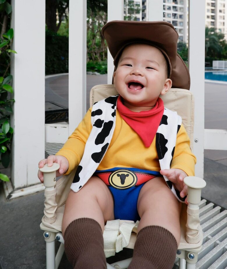 Mỹ nhân Bắc Giang sinh quý tử với tiền đạo nổi tiếng ĐTQG, đặt tên con 3 chữ theo họ Hà của bố rất hay - 2