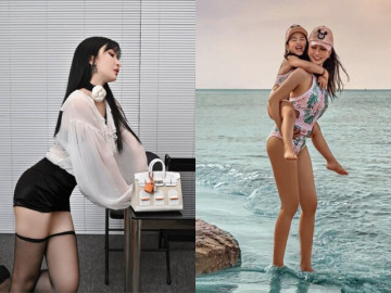 Bà ngoại nóng bỏng nhất Việt Nam: U35 đã 4 cháu ngoại, chồng cưng như trứng, làm mẹ trong biệt thự triệu đô