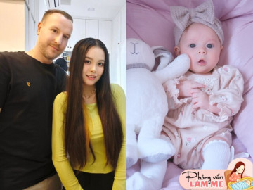 Mẹ đơn thân được trai Tây quen qua mạng chuyển khoản 1 tỷ, kết hôn lần 2 chỉ việc ngồi chơi, còn đẻ con lai quá đẹp