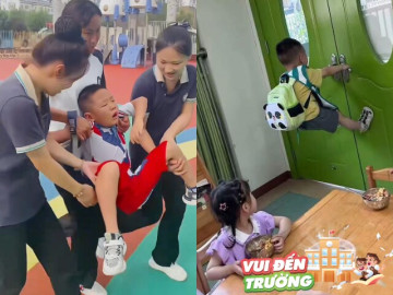 Cười té xỉu với 1001 khoảnh khắc "hân hoan" ngày tựu trường của "khối măng non" sáng 5/9