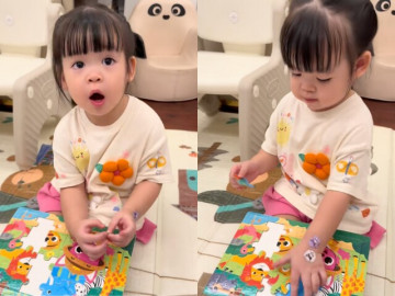 Mẹ là Hoa hậu, bố là Chủ tịch, con gái Đỗ Mỹ Linh mới 2 tuổi đã ra dáng tiểu thư hào môn, thông minh vượt trội