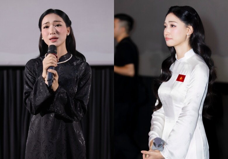 Vì không thể thay đổi lịch trình đã ấn định, Hòa Minzy nén đau thương hoàn thành tốt việc ra mắt MV tại 2 miền Nam - Bắc.