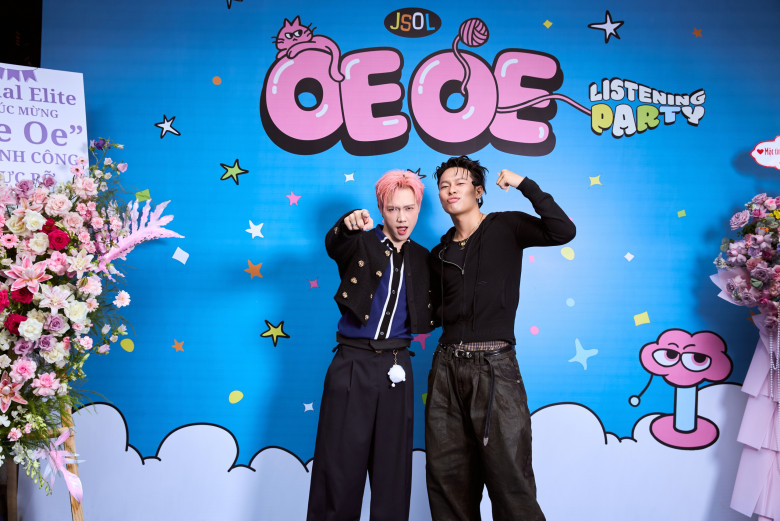 2 thành viên trong nhóm Mopius là HURRYKNG và JSOL xé lẻ để làm chung dự án.