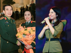 NSND là "nữ tướng" giữ kỷ lục trong lịch sử 70 năm của Nhà hát, từ Chuẩn úy thành Đại tá vang danh
