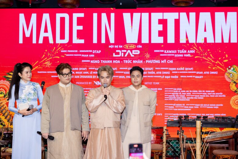 Nhóm DTAP đã tạo nên MV có phần nhạc cụ dân tộc được phối khí và thu âm hoàn toàn bằng nhạc cụ thật: đàn bầu, đàn tranh, kèn sona, trống… Tất cả được thể hiện trực tiếp bởi các nghệ nhân nhằm giữ trọn vẹn cái hồn của âm thanh truyền thống.