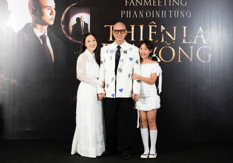 Vợ và con gái của Phan Đinh Tùng.