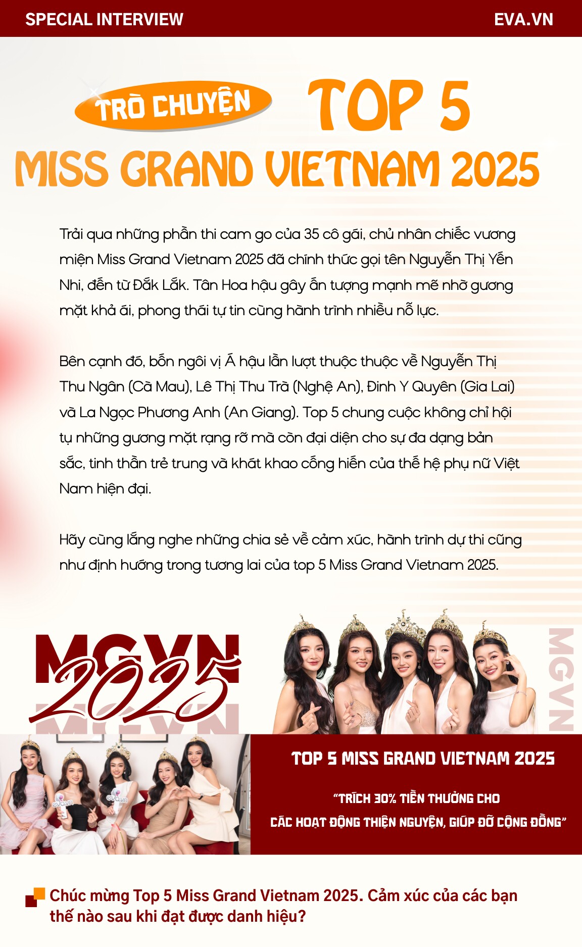 Miss Grand Vietnam 2025: “Tôi mang tiền thưởng về cho bố mẹ” - 2