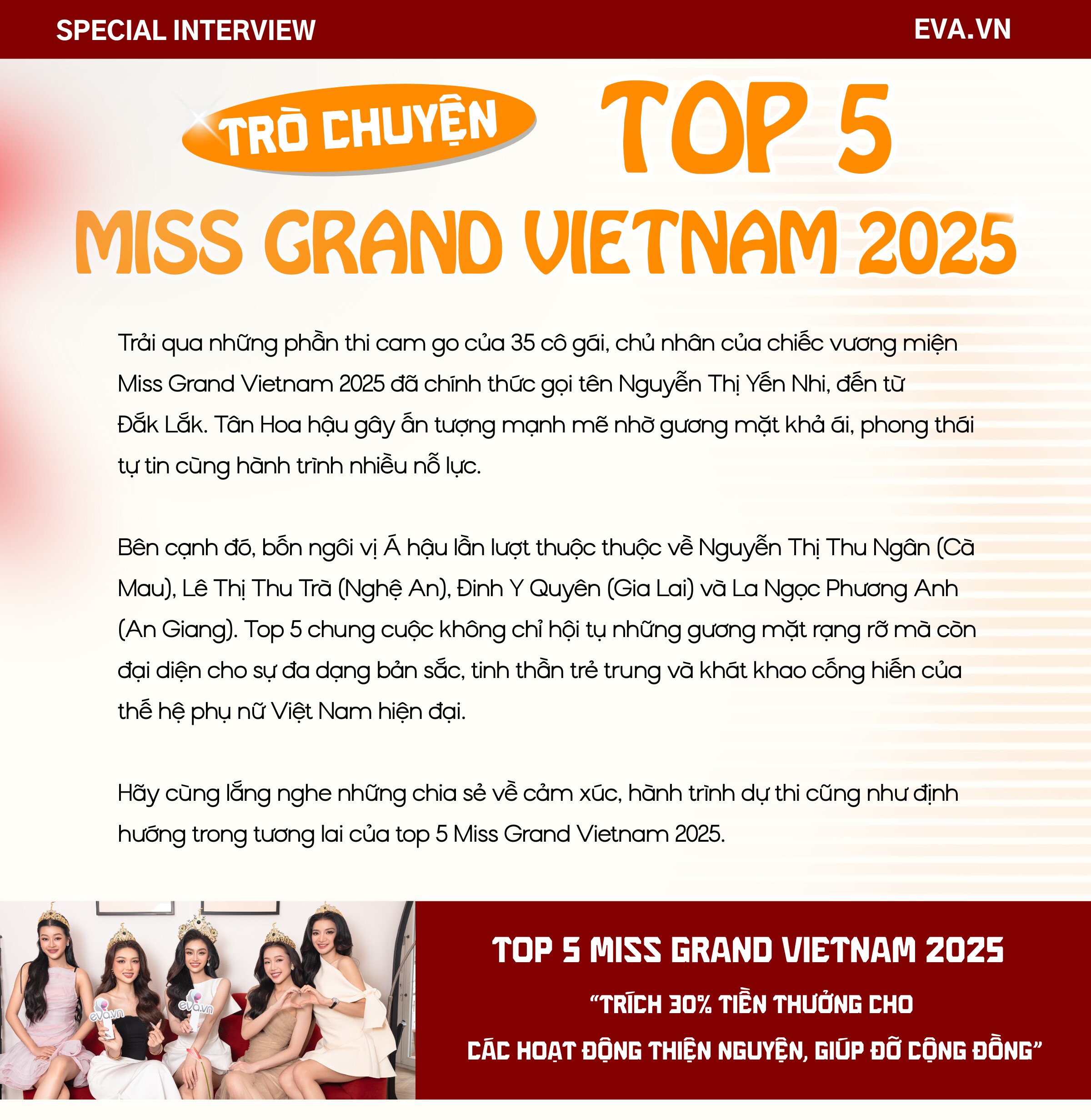 Miss Grand Vietnam 2025: “Tôi mang tiền thưởng về cho bố mẹ” - 1