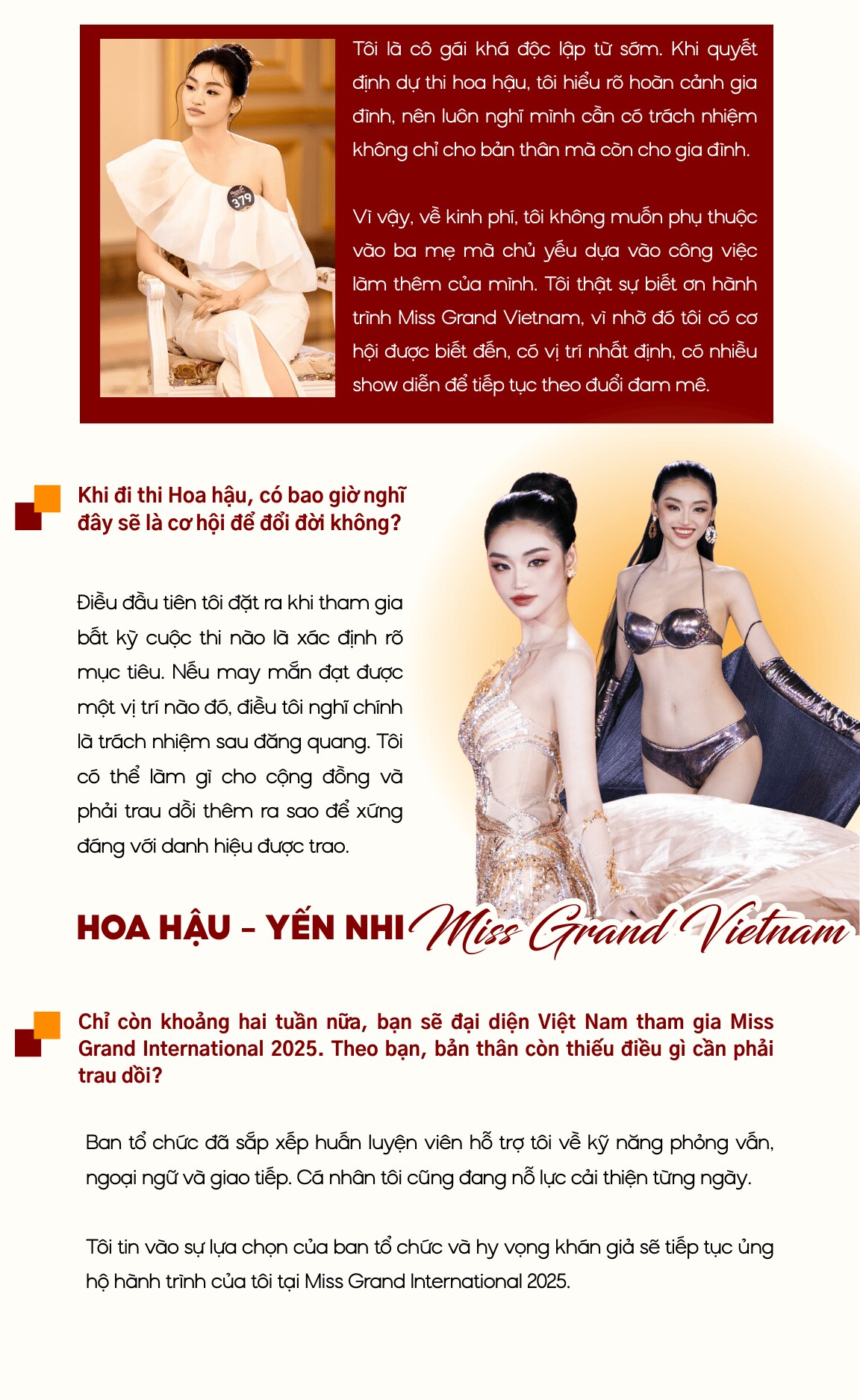 Miss Grand Vietnam 2025: “Tôi mang tiền thưởng về cho bố mẹ” - 14