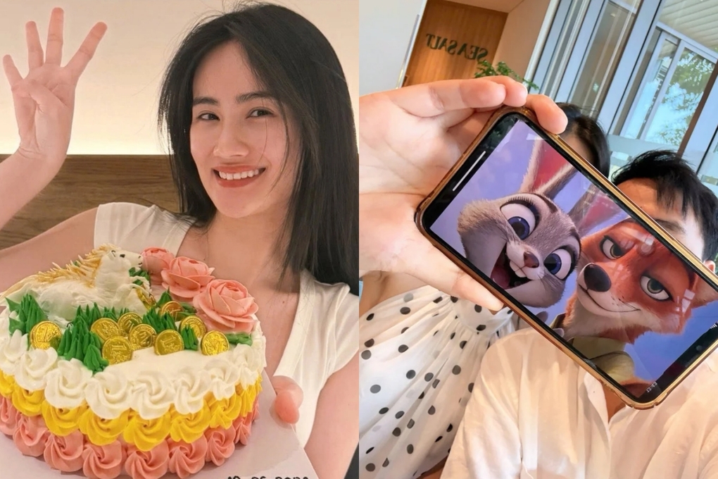 Bạn trai Anh Kiệt chuẩn bị bánh kem mừng sinh nhật Ý Nhi.