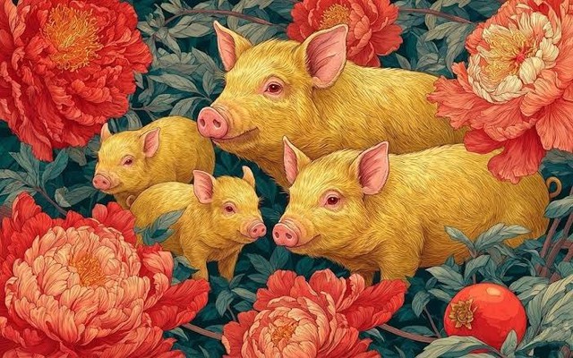 Khi về già, tuổi Hợi thường có cuộc sống khá bình yên, con cháu đông đủ và gia đình gắn bó. Ảnh minh họa