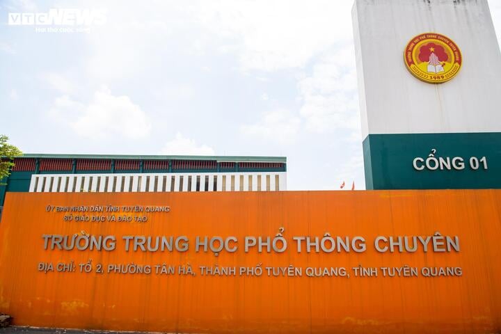 Trường THPT chuyên Tuyên Quang. (Ảnh: Viên Minh)