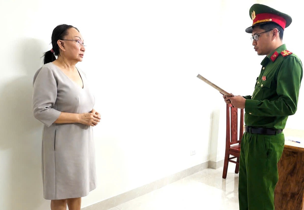 Đối tượng Lê Thị Ngọc Mỹ (chủ tiệm vàng Kim Lý). Ảnh: CACC