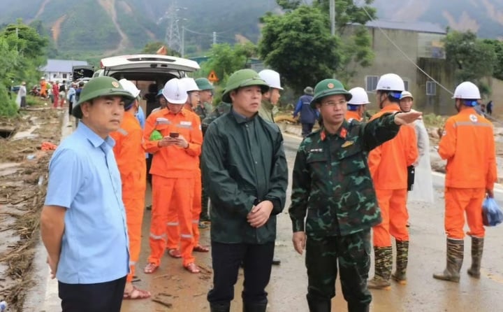 Chủ tịch tỉnh Lai Châu trực tiếp chỉ đạo khắc phục hậu quả mưa lũ tại Mường Than.