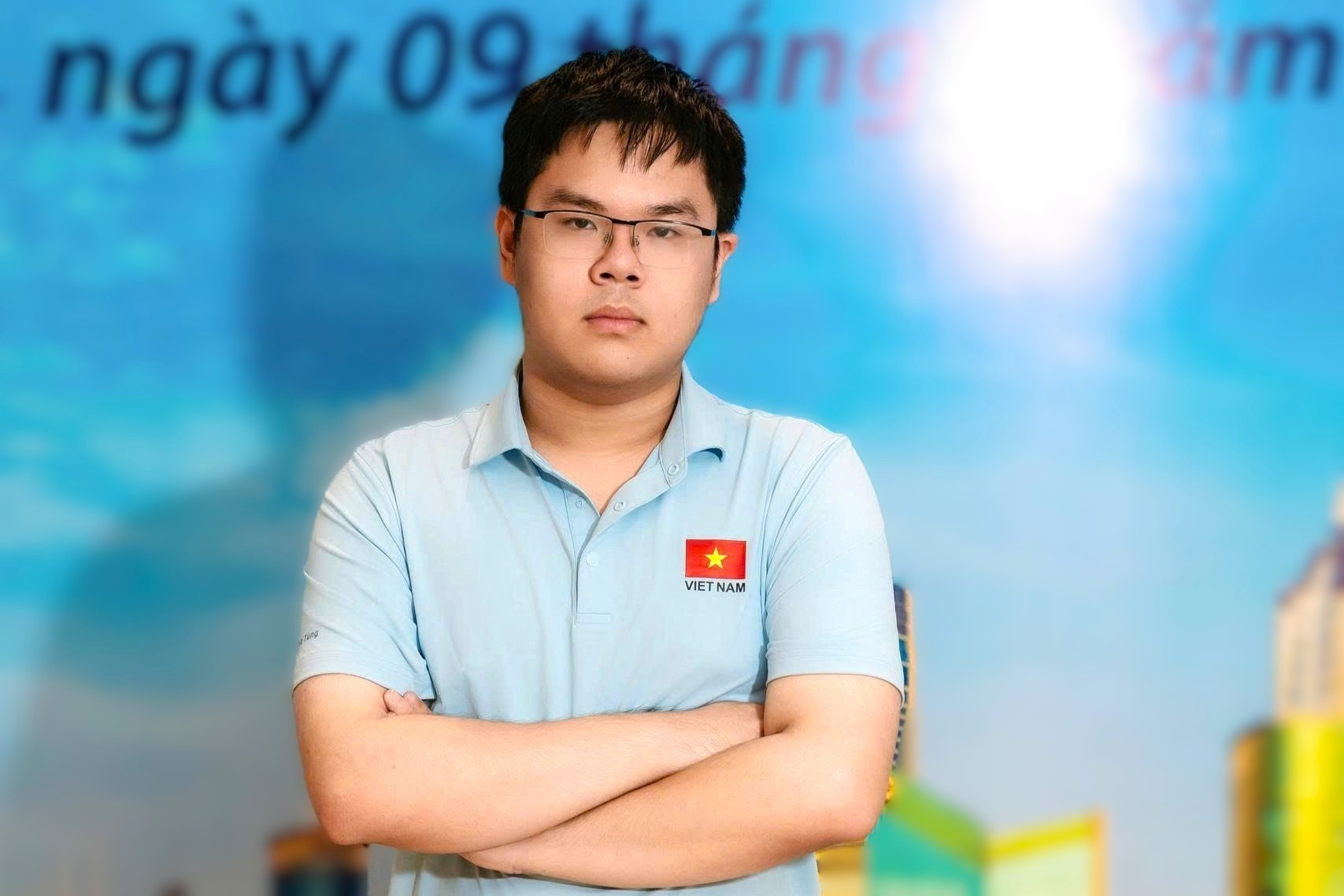 Nguyễn Đình Tùng giành Huy chương Vàng Olympic Toán quốc tế năm 2026  với điểm số cao nhất đoàn Việt Nam. Ảnh: NVCC 