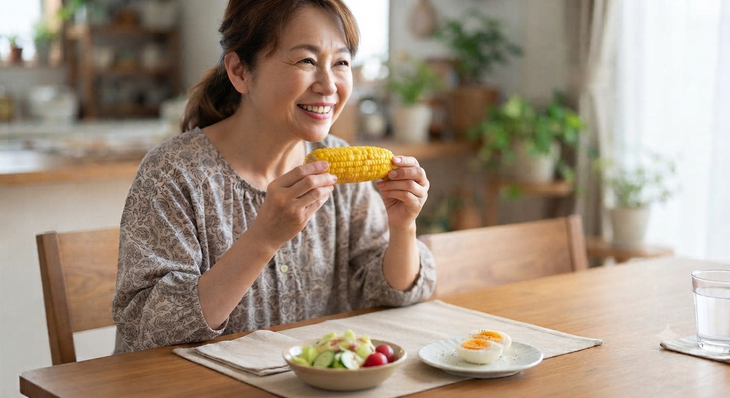 Ngô luộc là thực phẩm rất tốt cho sức khỏe vì cung cấp dồi dào chất xơ, vitamin và chất chống oxy hóa.