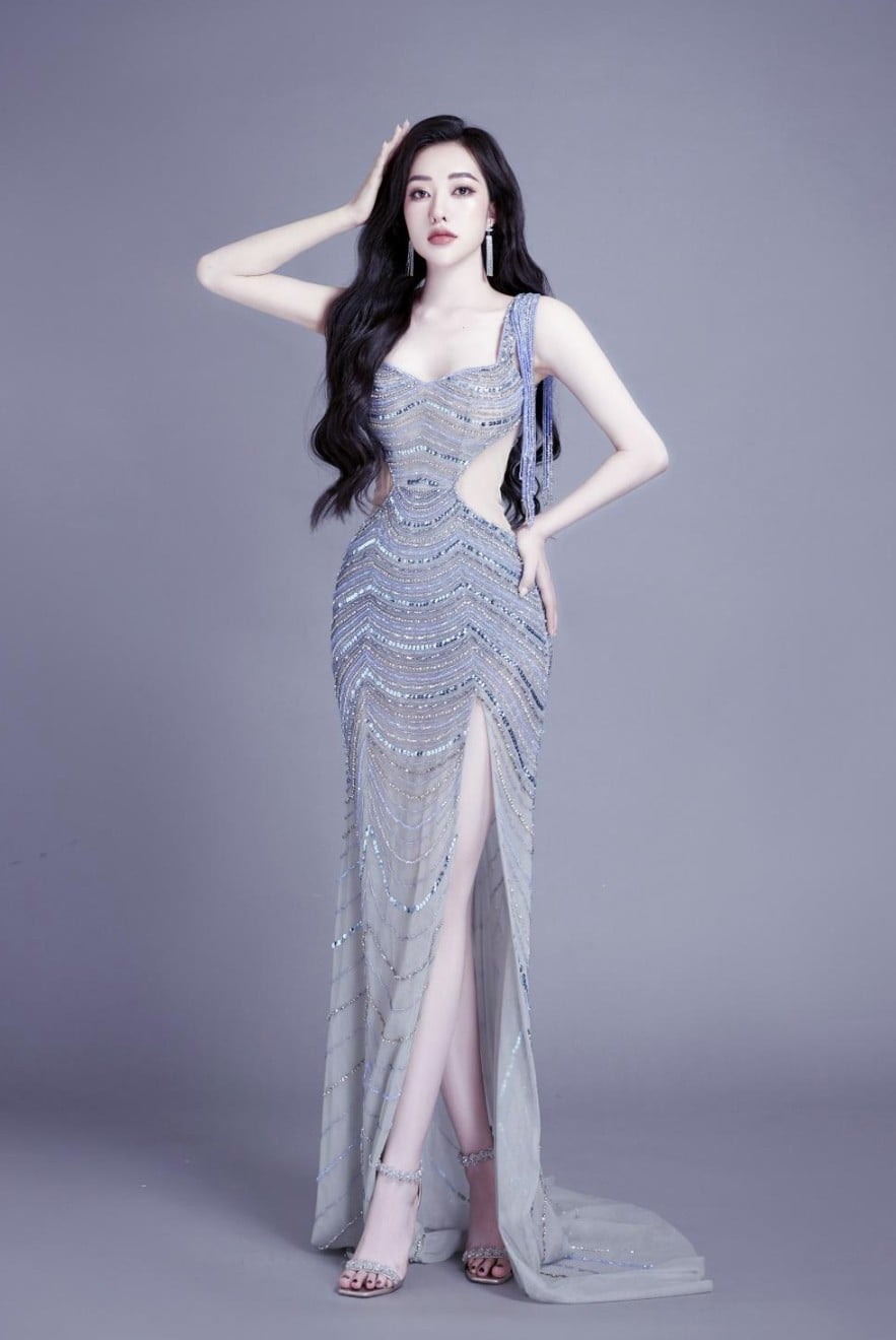 Á hậu Mỹ Duyên tại thời điểm đăng quang. (Ảnh: FBNV)