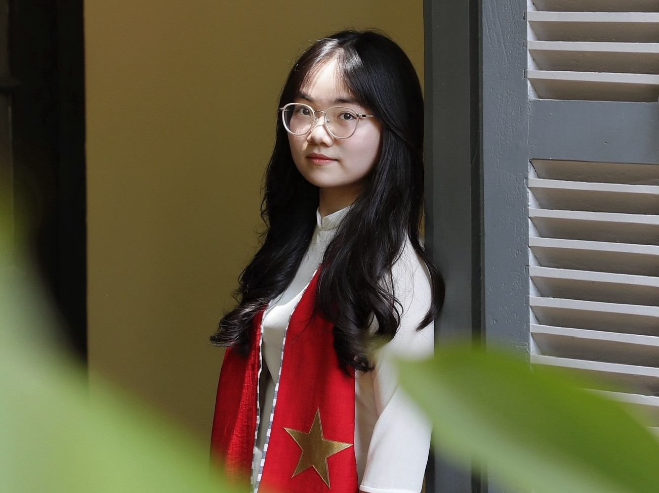 Nguyễn Vũ Thảo Trâm tốt nghiệp loại Xuất sắc tại Trường Đại học Khoa học Tự nhiên. Ảnh: NVCC