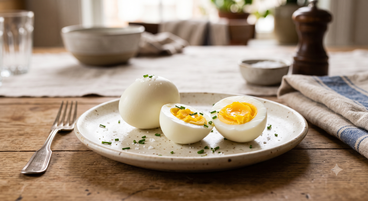 Nhiều người hạn chế ăn trứng vì lo ngại làm tăng cholesterol và ảnh hưởng đến tim mạch. Ảnh minh họa AI. 