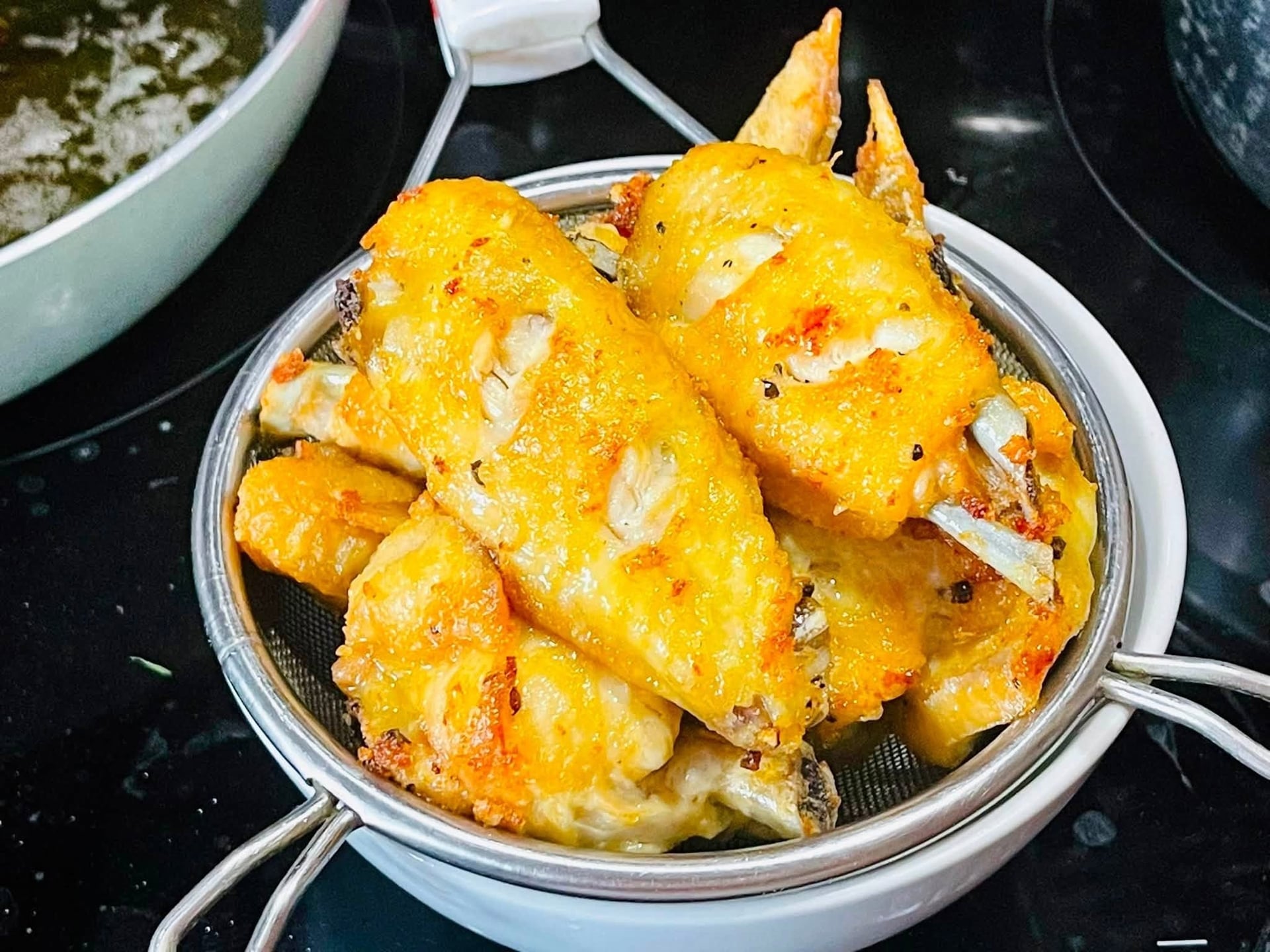 Vớt ra lần 1 và để nguội