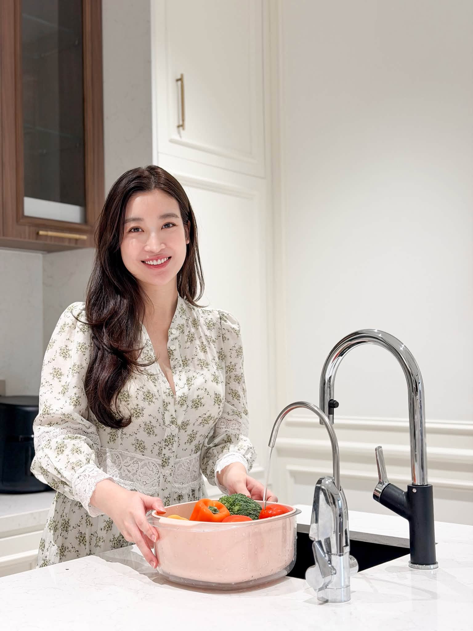 Đỗ Mỹ Linh khoe một góc trong tổ ấm riêng sau gần bốn năm sống chung với đại gia đình chồng. Ảnh: FBNV