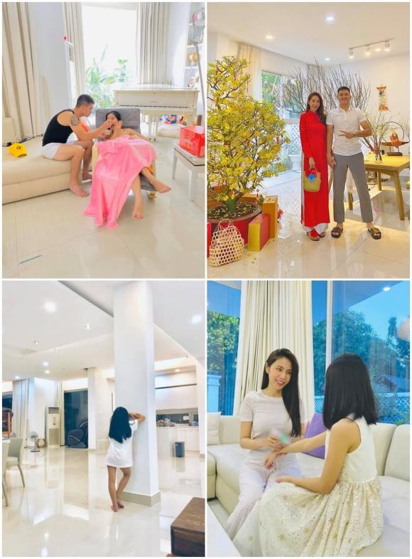 Sau thời gian dài vắng bóng, Thủy Tiên xuất hiện trở lại, gây chú ý với khoảnh khắc thưởng trà trong biệt thự trắng 300 m2 - 7