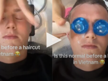Lần đầu gội đầu ở Việt Nam, anh Tây 'đứng hình' vì được chăm sóc quá nhiệt tình
